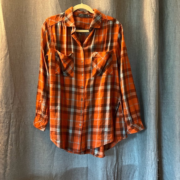 Prana flannel top - Picture 5 of 11